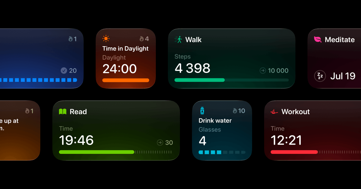 Illustration for Widgets, Multiple Reminders & Live Activity